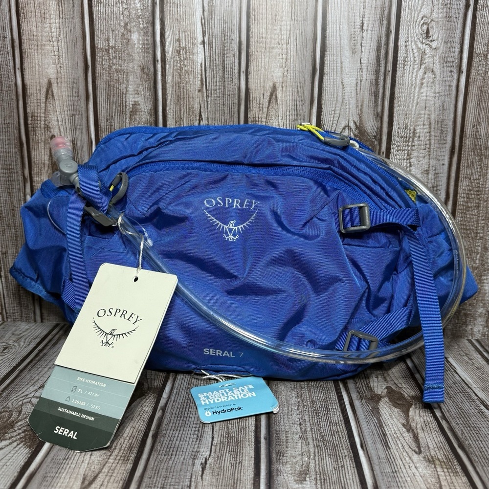 Seral 7 Bike Cycling Hydration Lumbar Pack Blue New With Tags